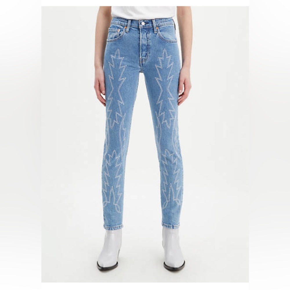Levi’s 501® STRETCH SKINNY EMBROIDERED WOMEN'S JEANS